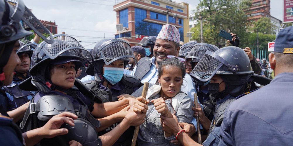 protest of school staff