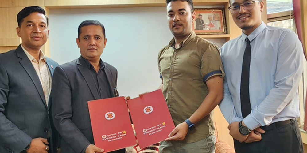 Agreement between Everest Bank and Nirvana Physiotherapy Center regarding grant of discount