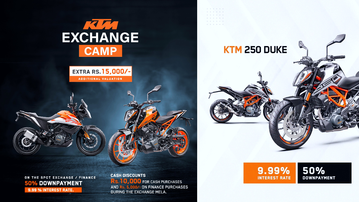 ktm motorcycles nepal exchange offer