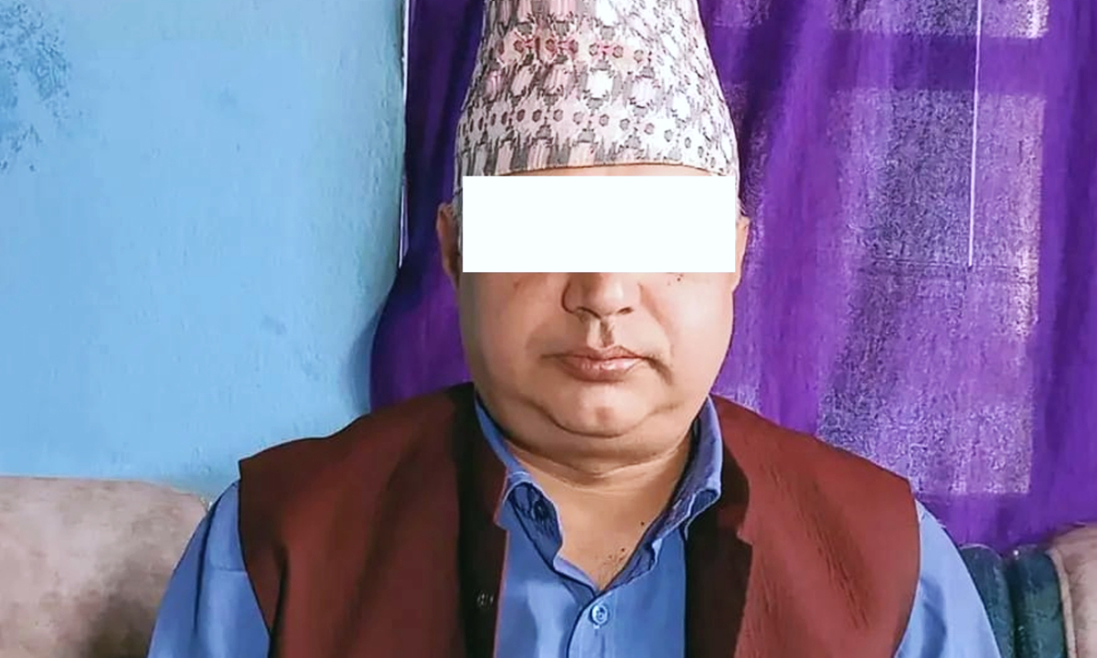 Dilliram Khanal was arrested on charges of spreading hatred towards the Nepalese army