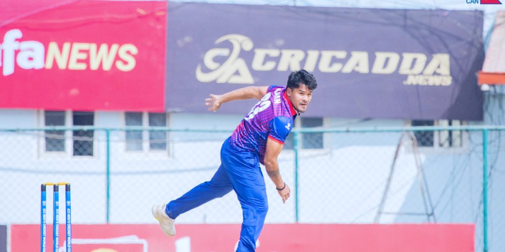 Explosive bowling of Nepal against Hong Kong took 5 wickets for only 33 runs