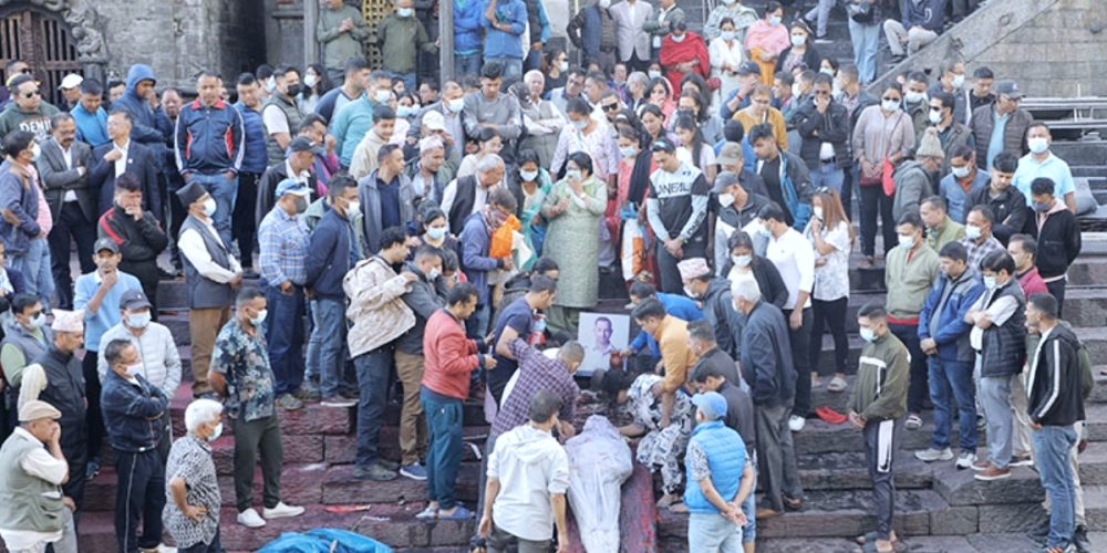 Funeral of Senior Captain Sedhai