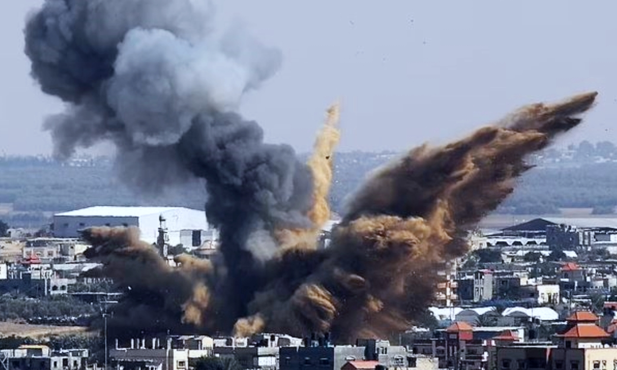 Israel launches massive assault on Gaza by land sea and air