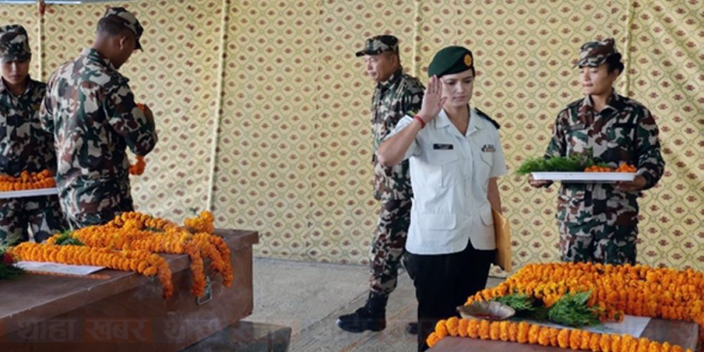 Last tribute to the body of Nepali student brought from Israel