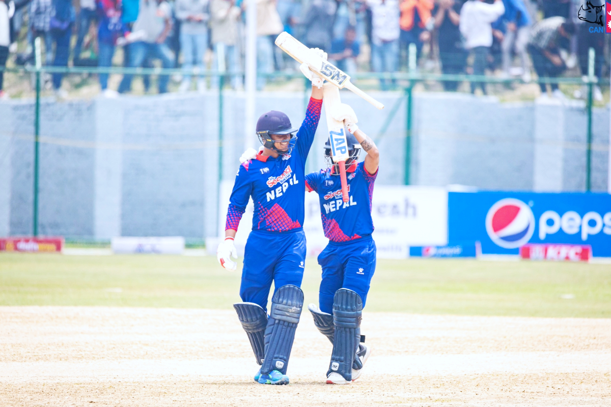 Nepal VS Maldives Kushal Malla