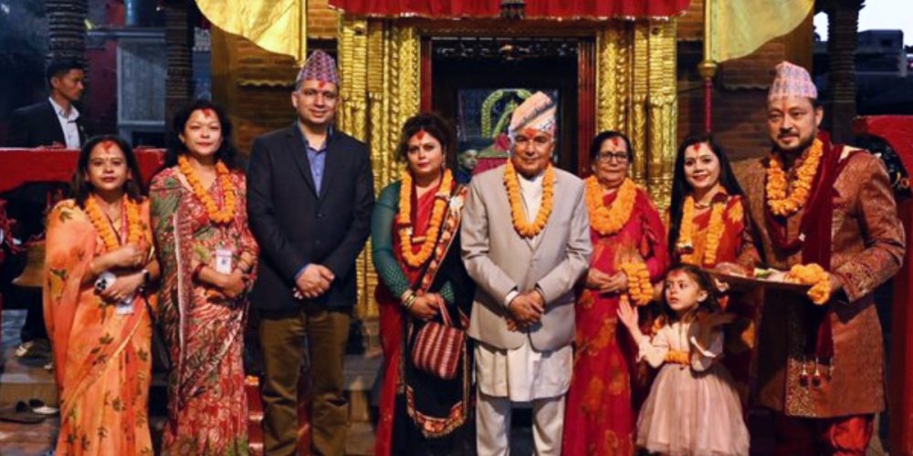 The President's family hindu Shaktipeeth pooja