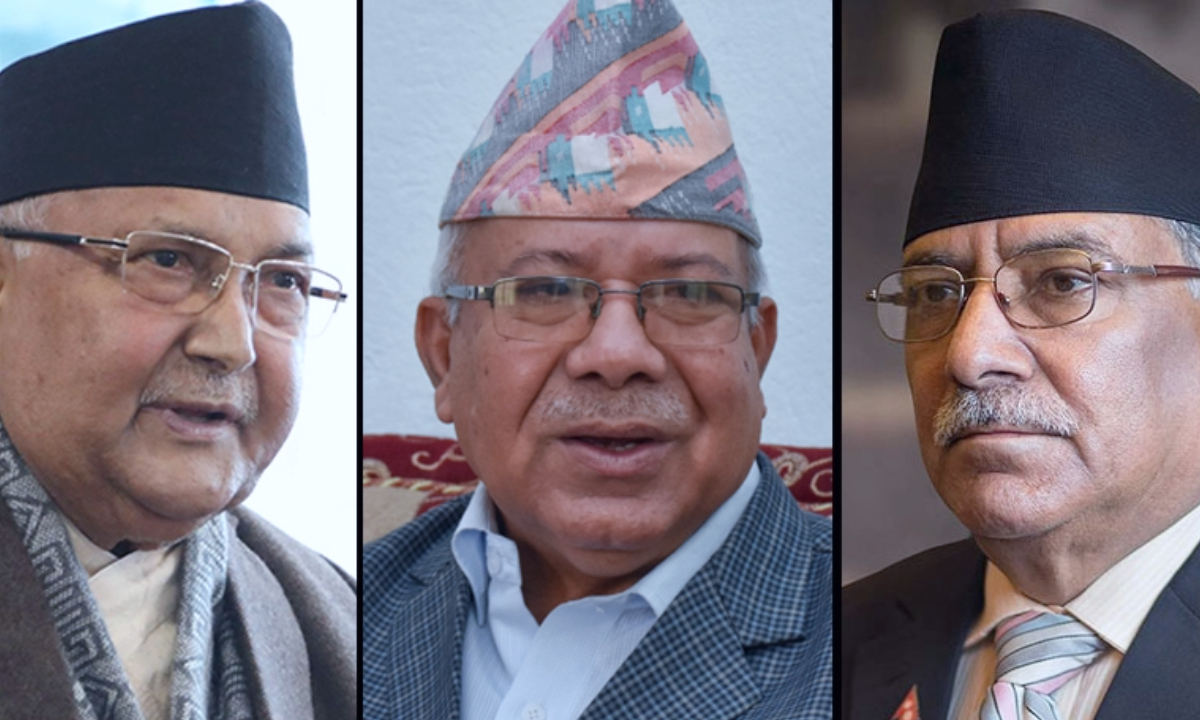 This year Oli Nepal and Prachanda did not take Dashain Tika