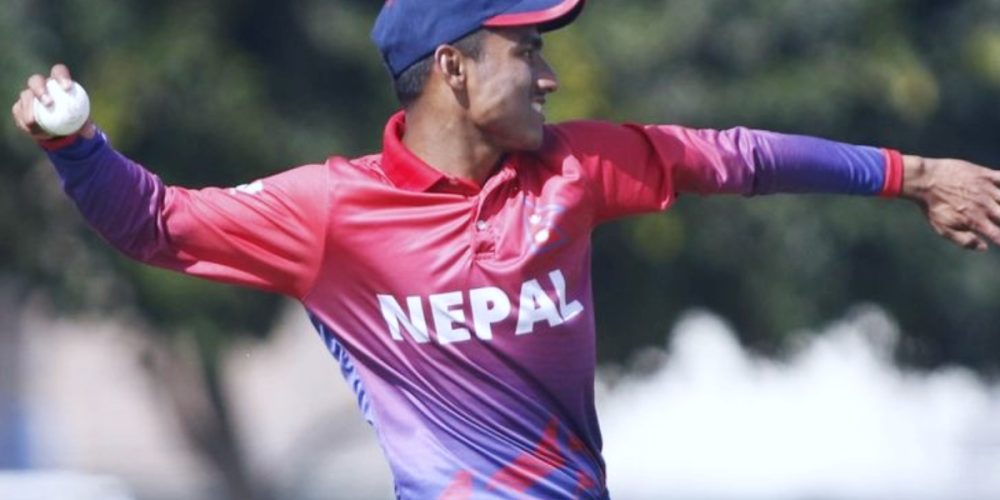 Today is the birthday of Nepali cricketer Sandeep Zora who is playing against Hong Kong today