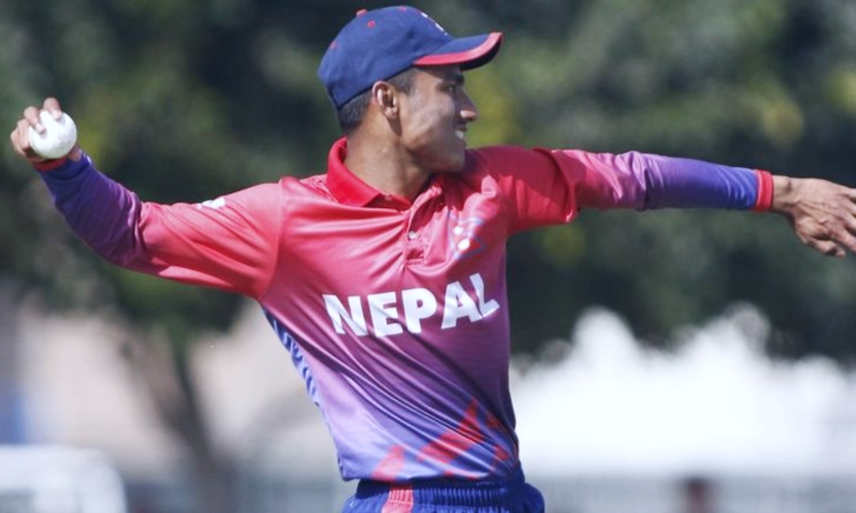 Today is the birthday of Nepali cricketer Sandeep Zora who is playing against Hong Kong today