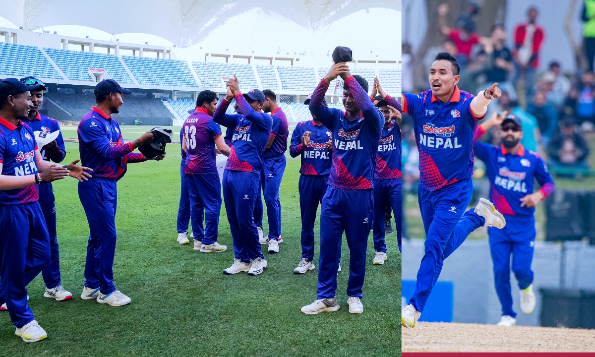 UAE's target of 165 runs for Nepal