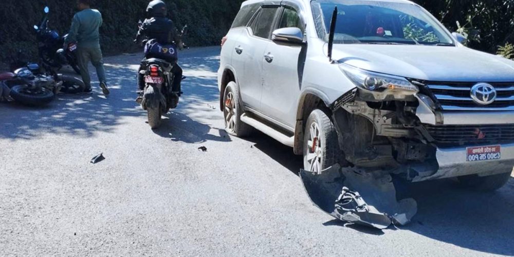 Karnali State Assembly Speaker and Deputy Speaker vehicle accident