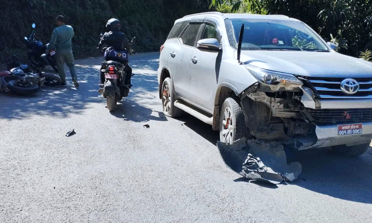 Karnali State Assembly Speaker and Deputy Speaker vehicle accident