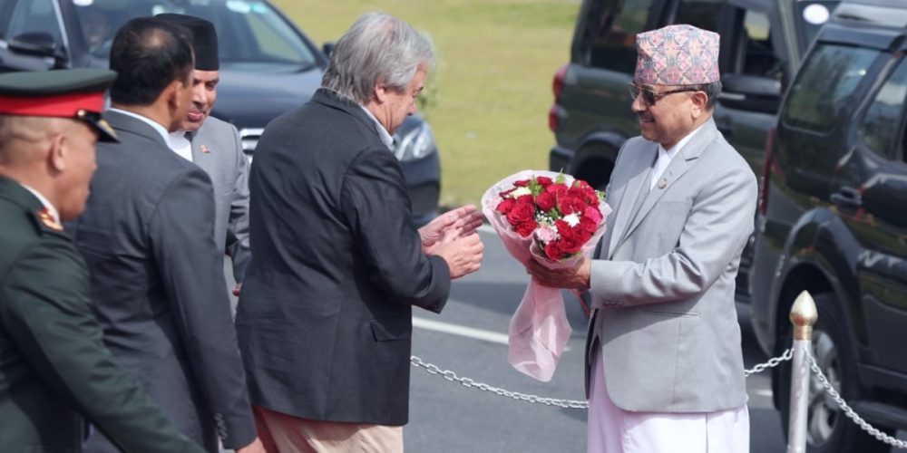 Secretary General Guterres returned after visiting Nepal