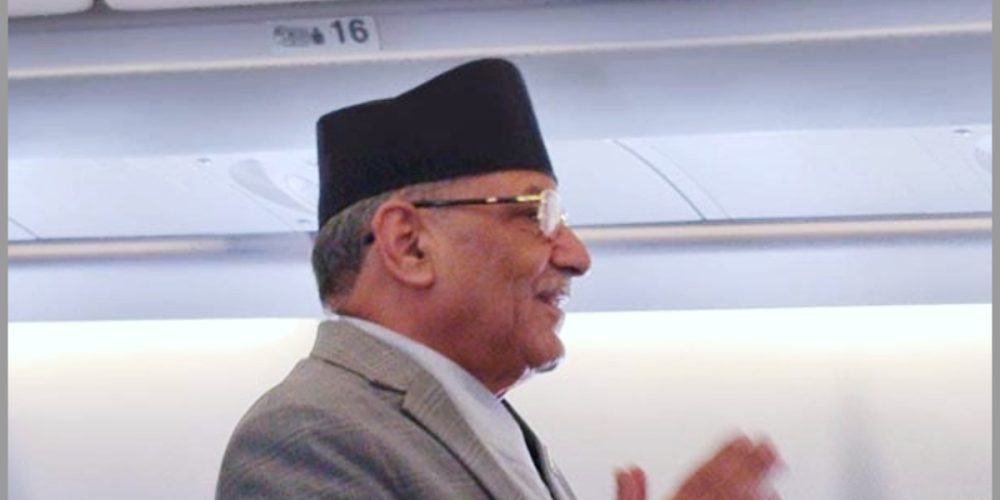 The Prime Minister returned by regular flight