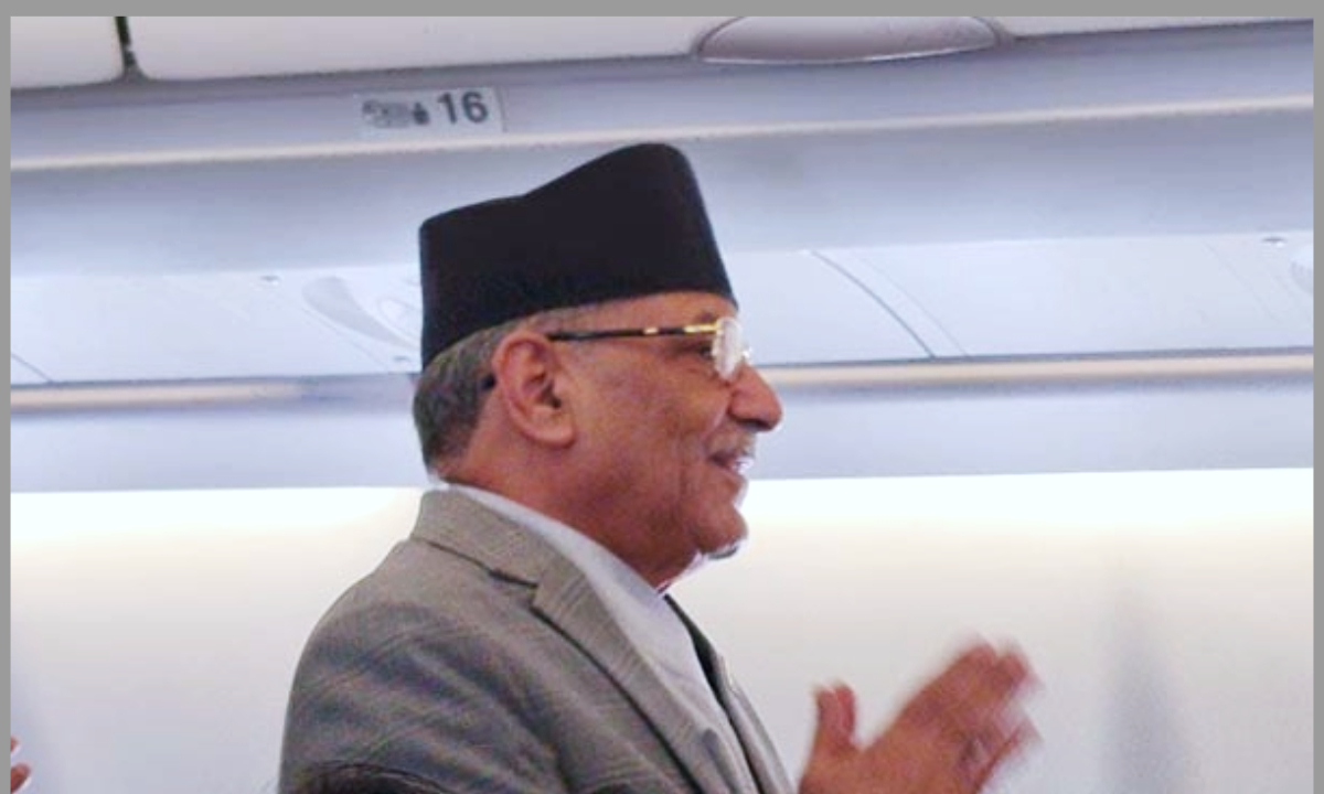 The Prime Minister returned by regular flight