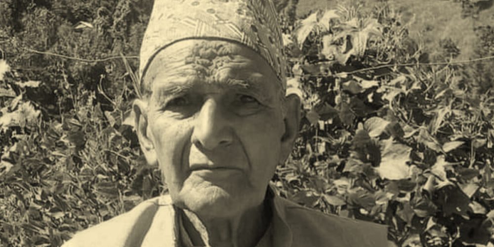 The death of Shankarishna Bhattarai a senior communist former village president of Okhaldhunga