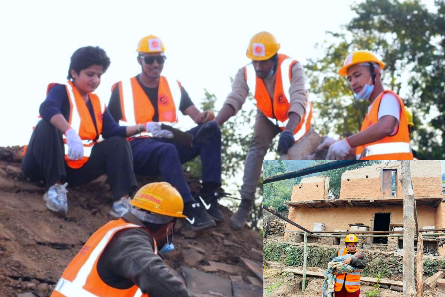 Volunteer groups of UML in earthquake affected areas