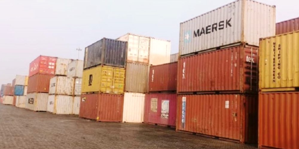 Most of the containers stored at the Birgunj dry port are rotting