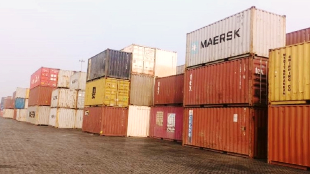 Most of the containers stored at the Birgunj dry port are rotting