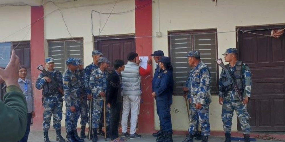 Occupation of Nepalese government building by Indian citizens