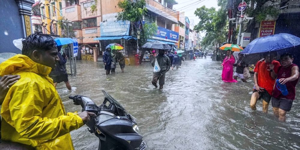 The impact of the 'Michong' sea storm from the Bay of Bengal reached Nepal