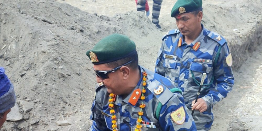 Foundation Laying of BOP Building of Armed Police at Dumling