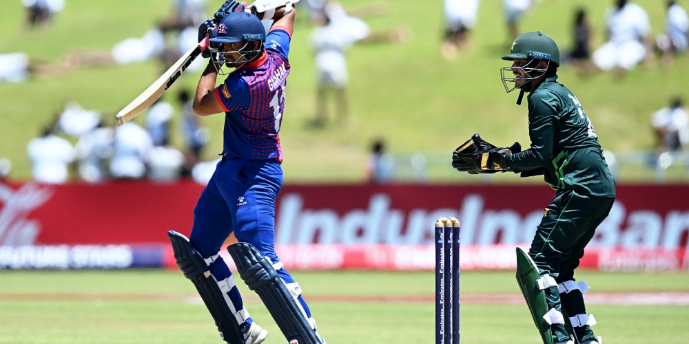 Nepal's top six batsmen returned to the pavilion against Pakistan