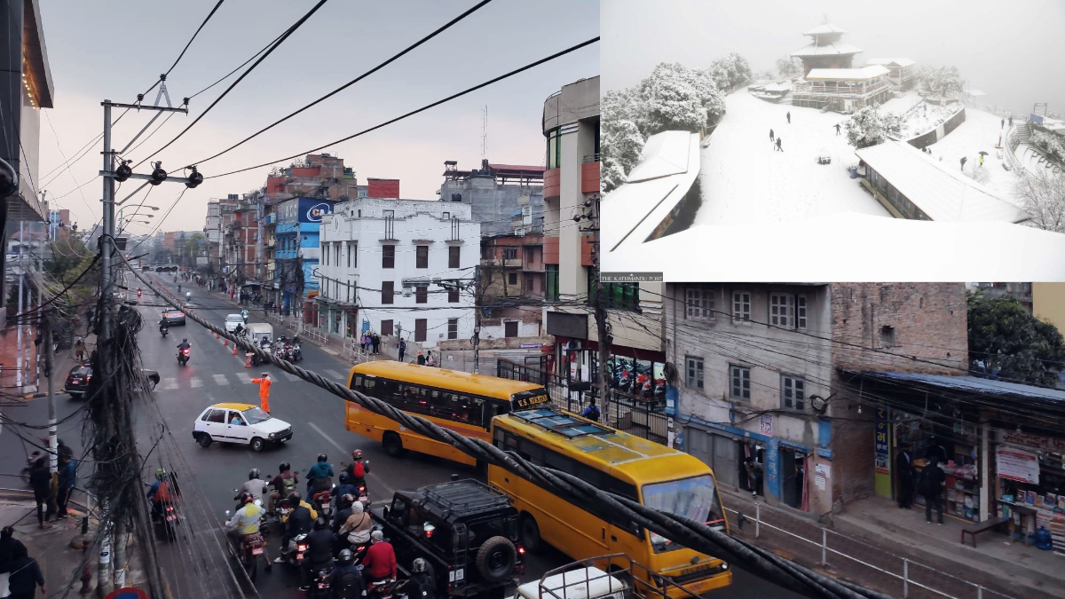 Rain in Kathmandu