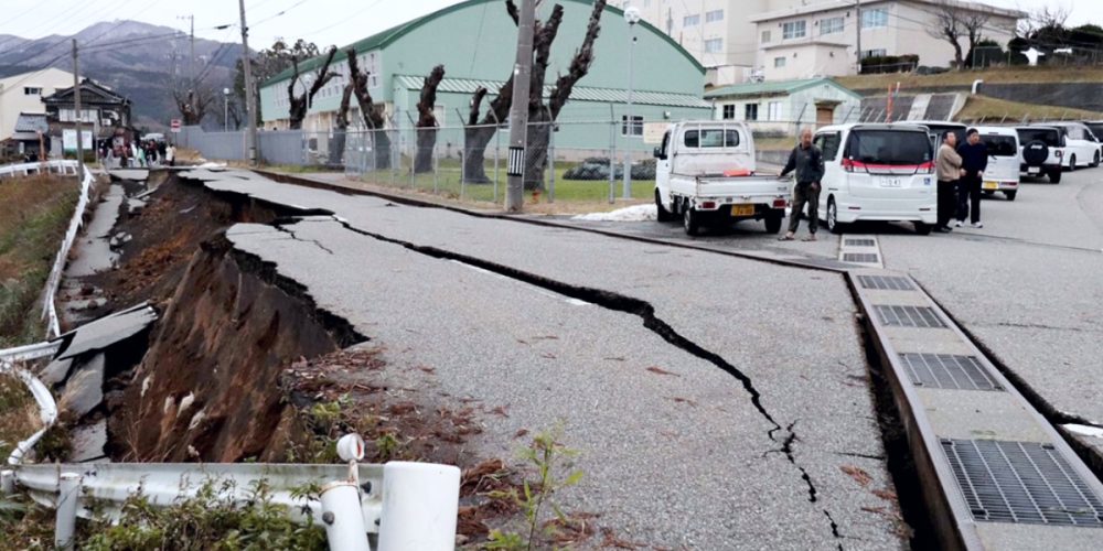 Terrible earthquake and tsunami warning in Japan