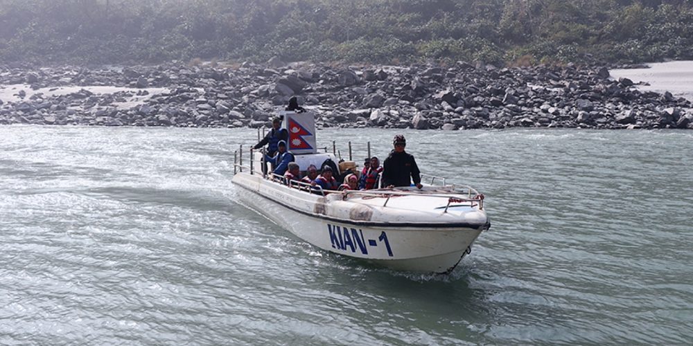 Travel to Bhojpur is made easy by water jet boat