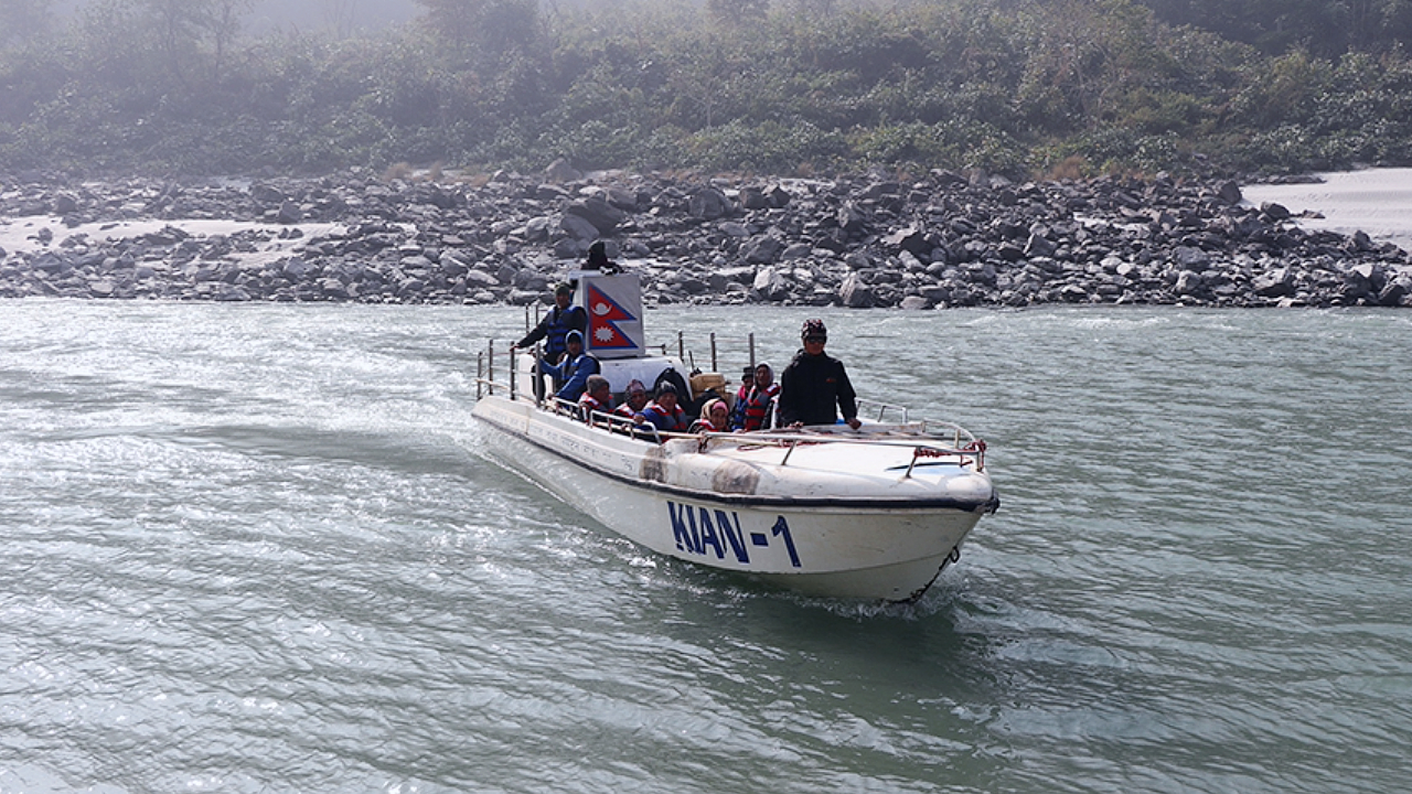 Travel to Bhojpur is made easy by water jet boat