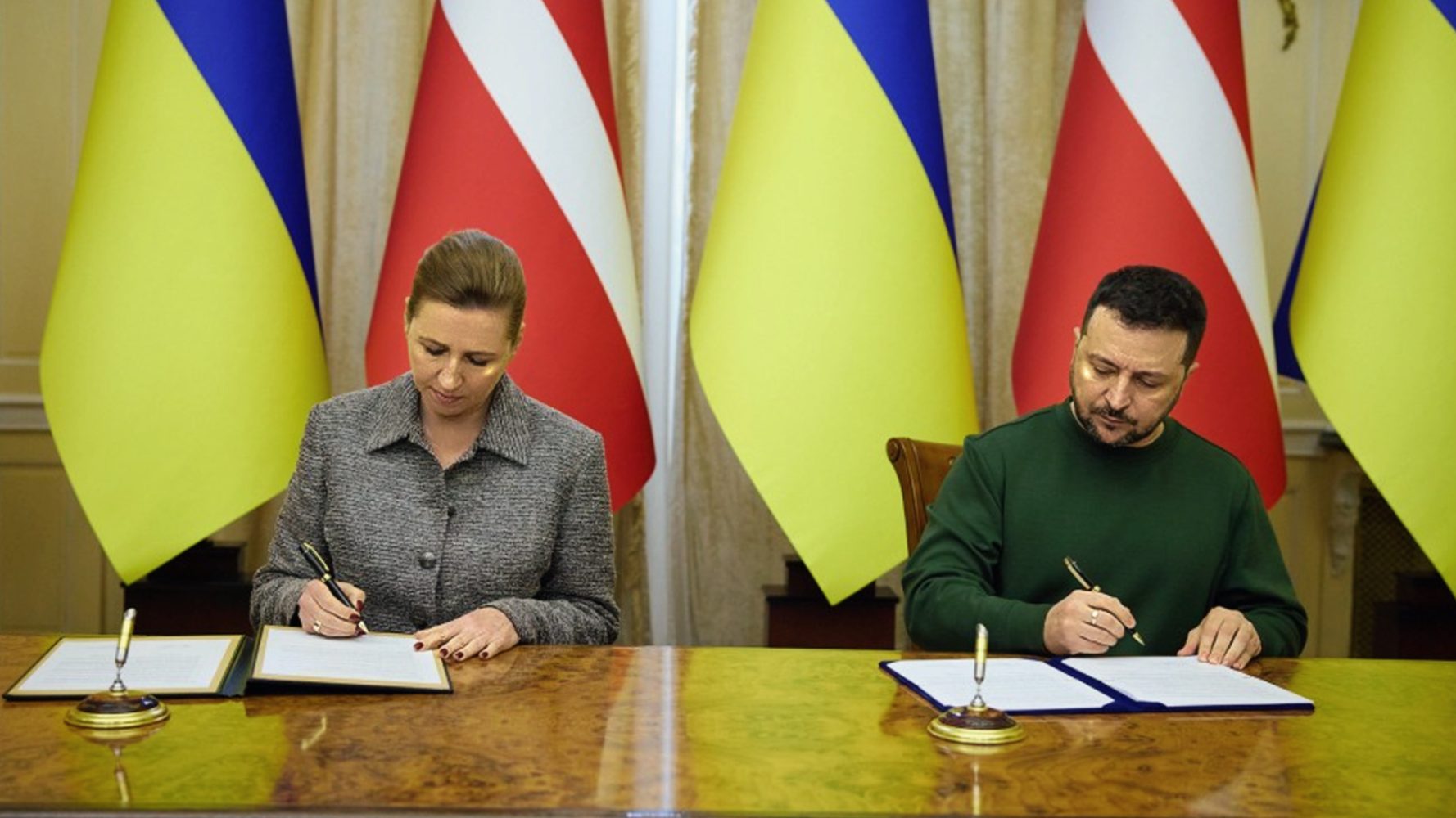 Ukraine and Denmark sign an agreement for security