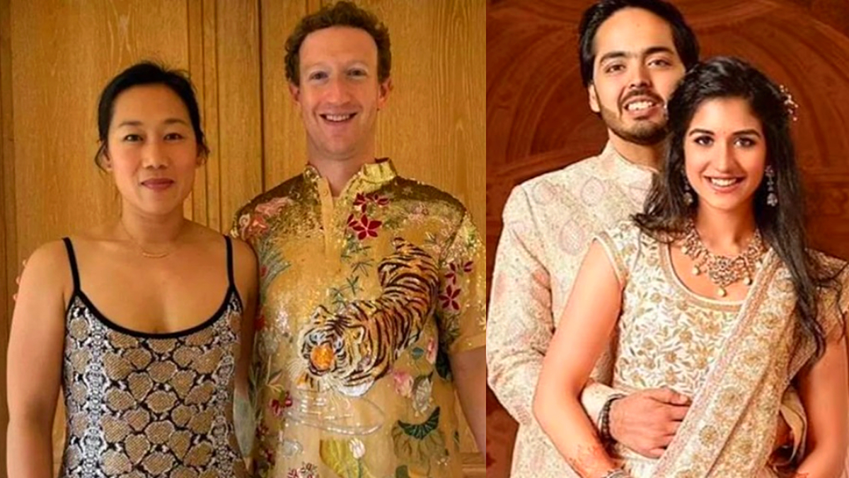 Mark Zuckerberg's couple was shocked to see Ambani