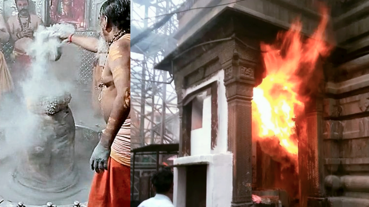 More than 10 people were burnt when a fire broke out during Bhasma Aarti at the Mahakal temple