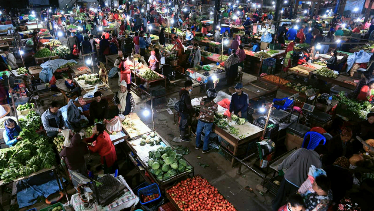 Today's vegetable and fruit price list