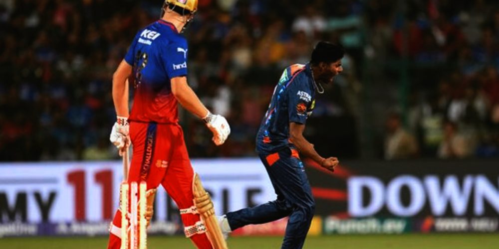 Bangalore's batsmen could not withstand the pace of Manyak, Royal Challengers lost by 28 runs.