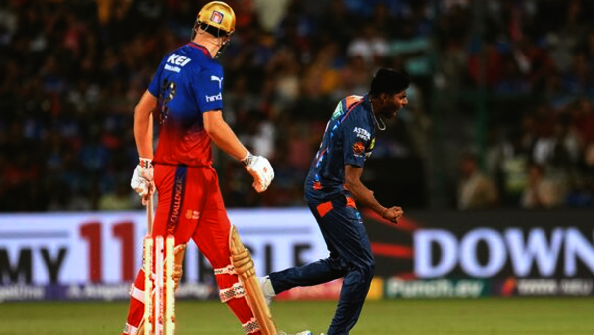 Bangalore's batsmen could not withstand the pace of Manyak, Royal Challengers lost by 28 runs.