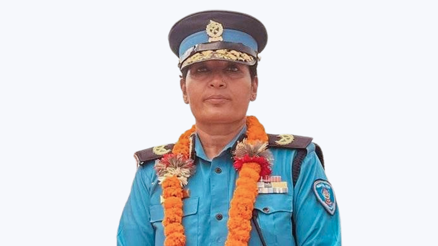 DIG Durga Singh, Commander of Gandaki State Police, fearless woman