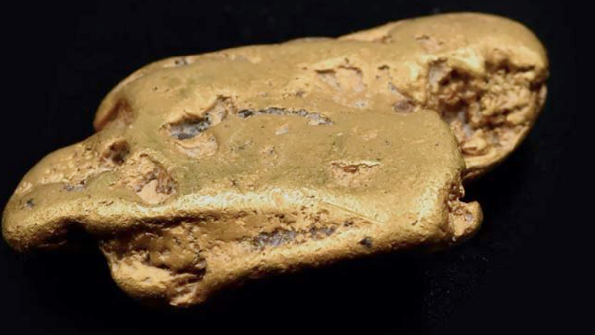 The gold nugget found in Britain was not sold