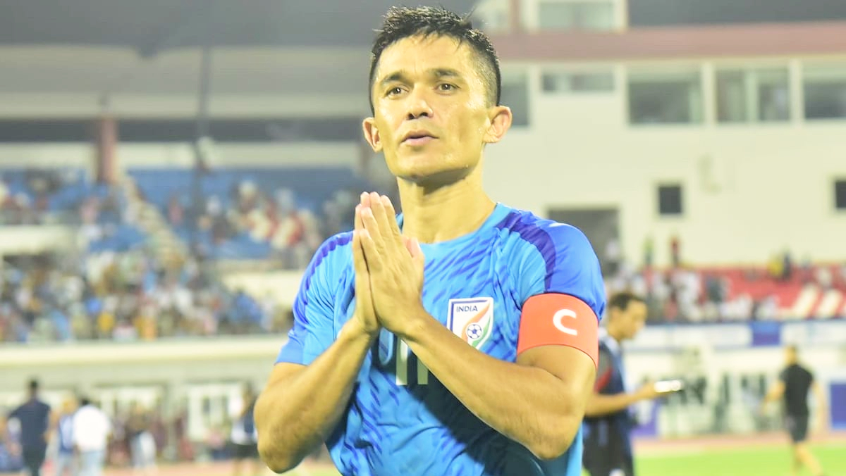 Indian football team captain Sunil Chhetri announced his retirement