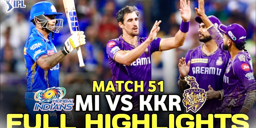 KKR vs MI, Highlights