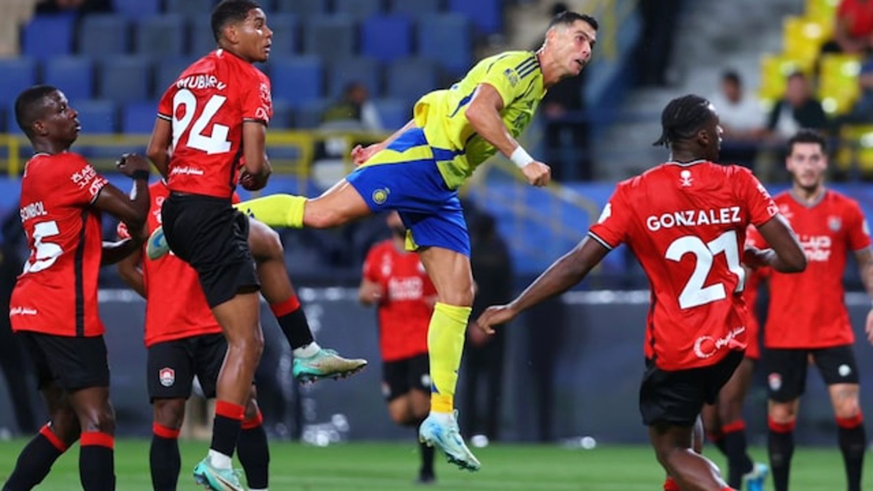 Despite Ronaldo's goal, Al Nasr was held to a draw