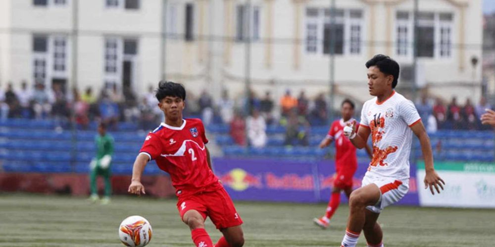 SAFF U-20 Championship semi-final: Bhutan's lead against Nepal