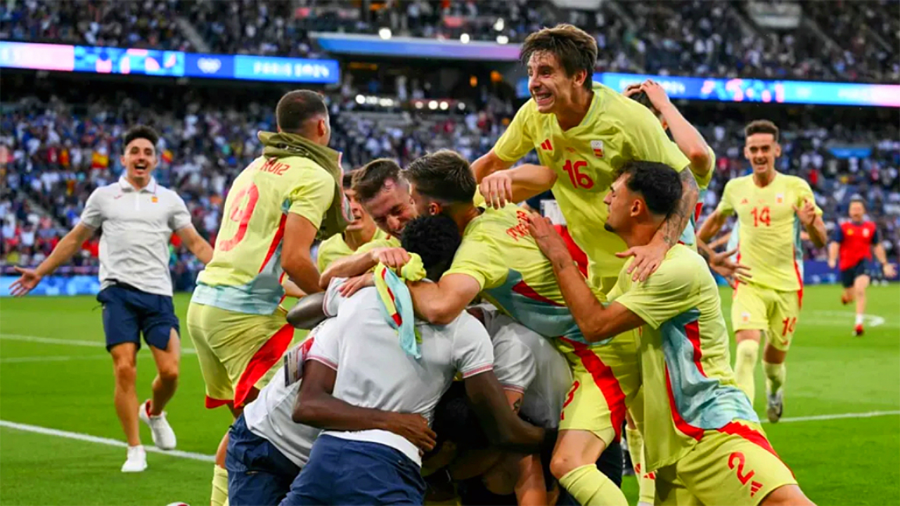 Spain won the men's soccer title at the Paris Olympics