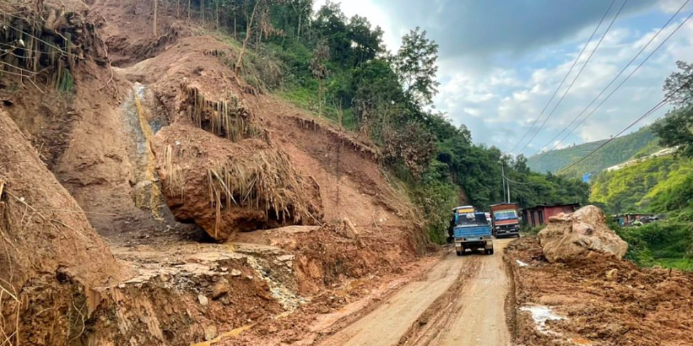 Arani's highway was barely opened in one direction