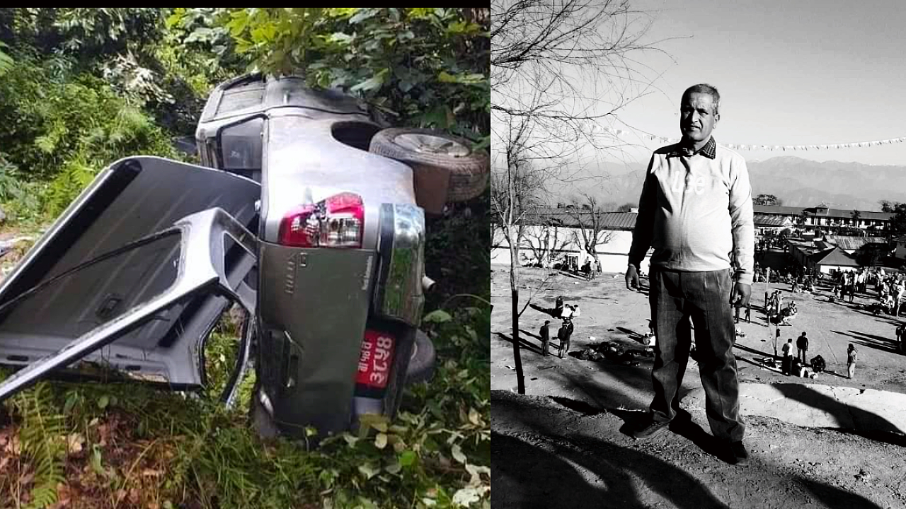 Teacher Khanal, who was in everyone's mind, passed away due to a Hilux car accident