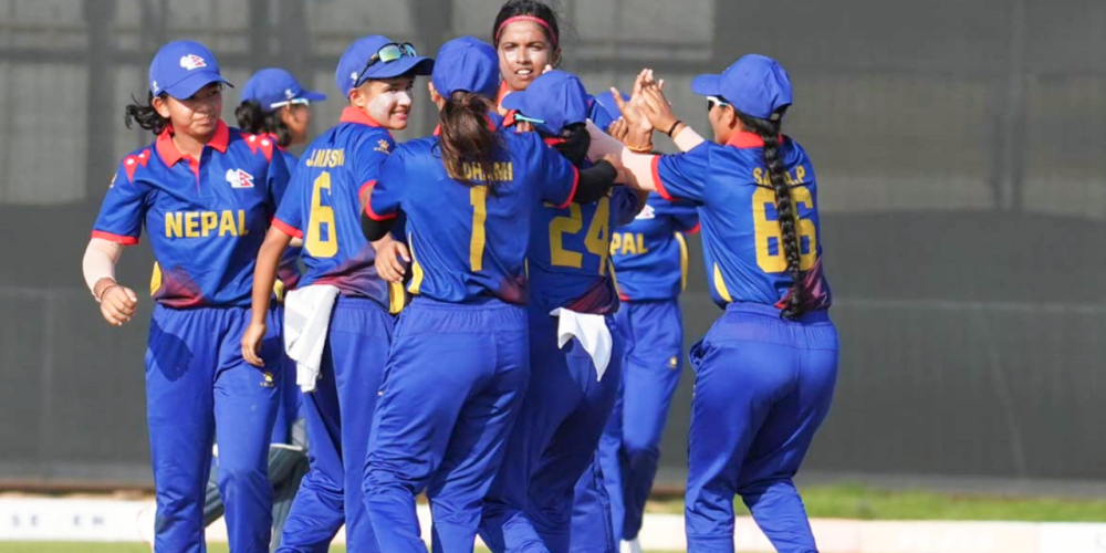 Each Nepali woman cricketer who has secured a place in the World Cup will receive 2,50,000.