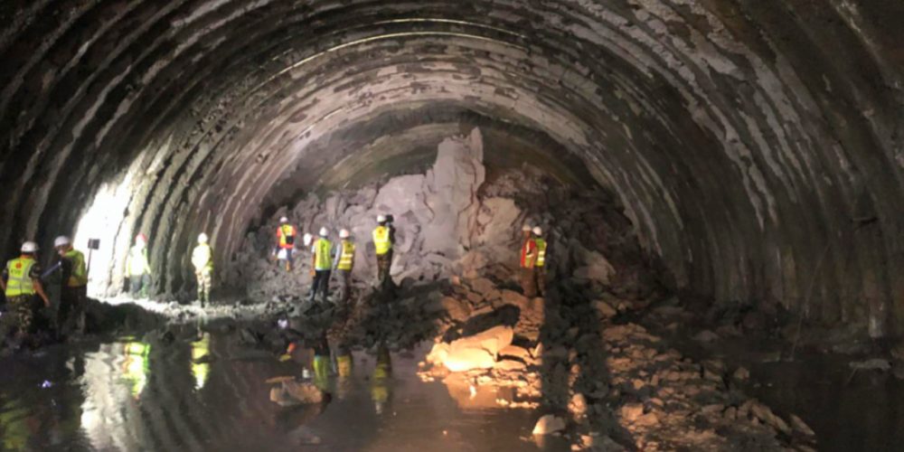 Mahadevtar tunnel digging of fast track