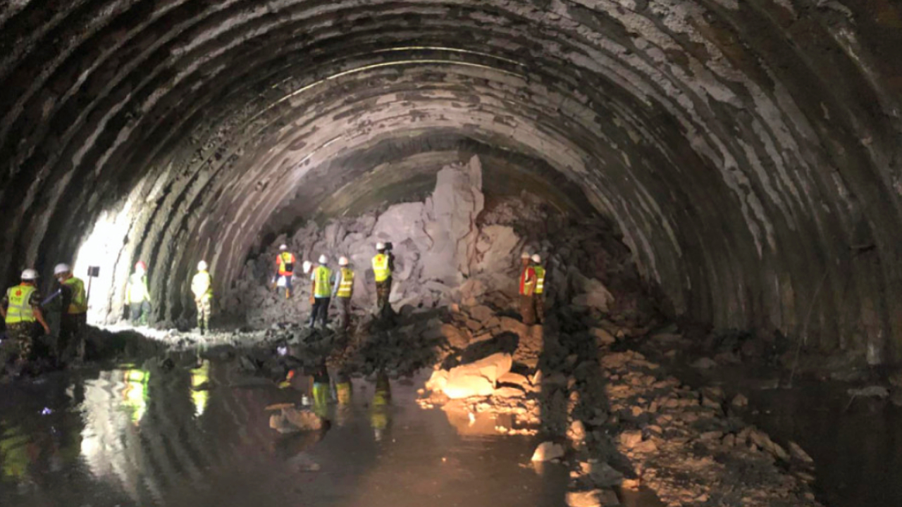 Mahadevtar tunnel digging of fast track