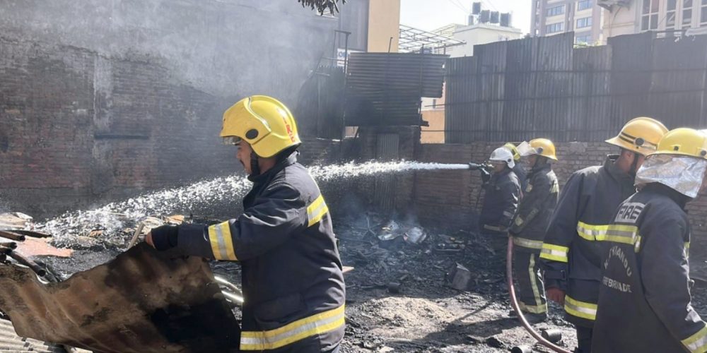 Severe fire in Kathmandu